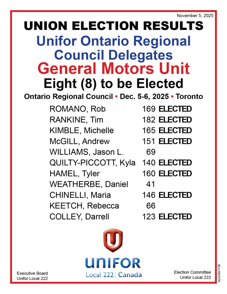 ORC GM results Nov 5 2025