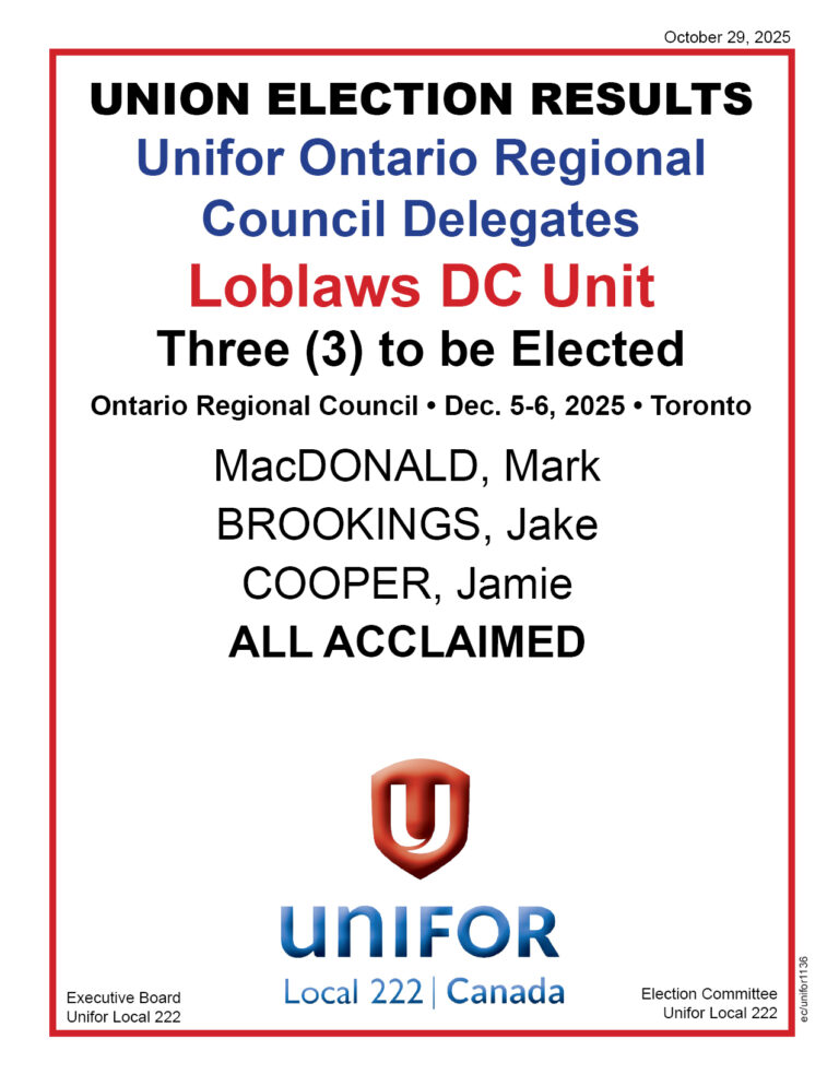 ORC Loblaw results