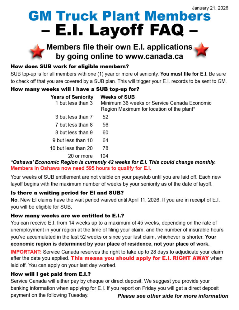 GM Truck EI FAQ Jan 21 2026 page 1