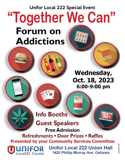 Addictions forum Oct 18